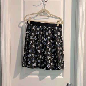 Floral Print Mini Skirt